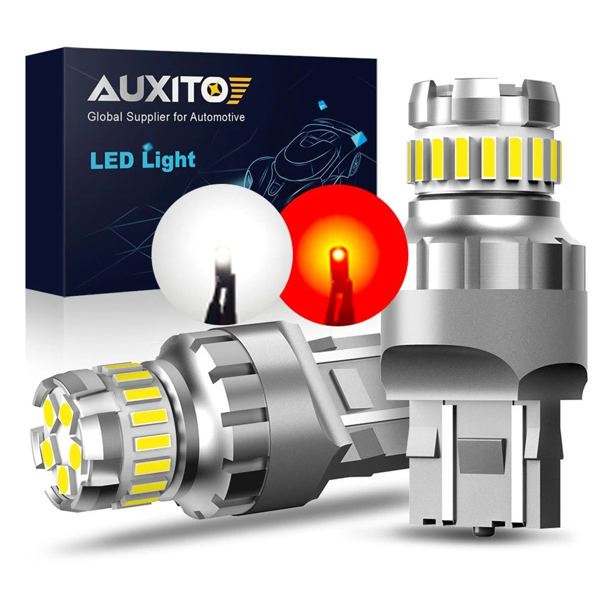 AUXITO T20 7443 LED Filament Bulbs for (6500K)