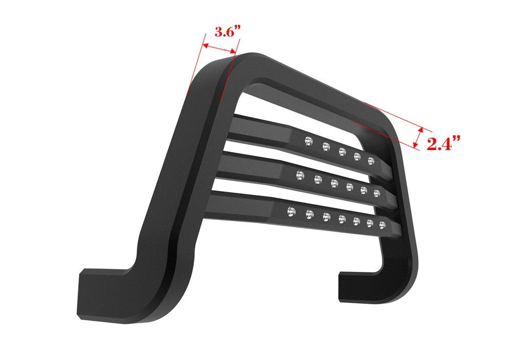 Grille Guard Bull Bar for Colorado/Canyon (2015-2018) - Black