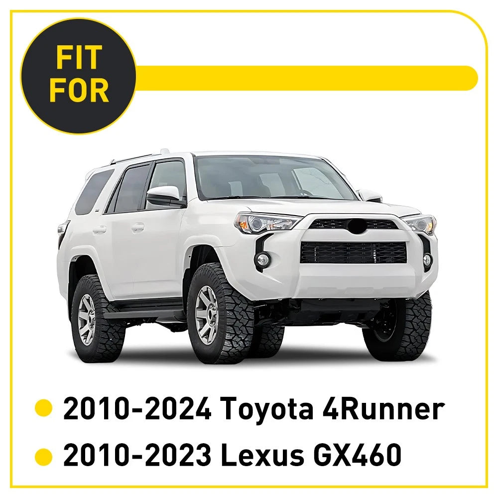 4Pcs Inner Door Glass Weatherstrip Set for Toyota 4Runner (2010–2024)