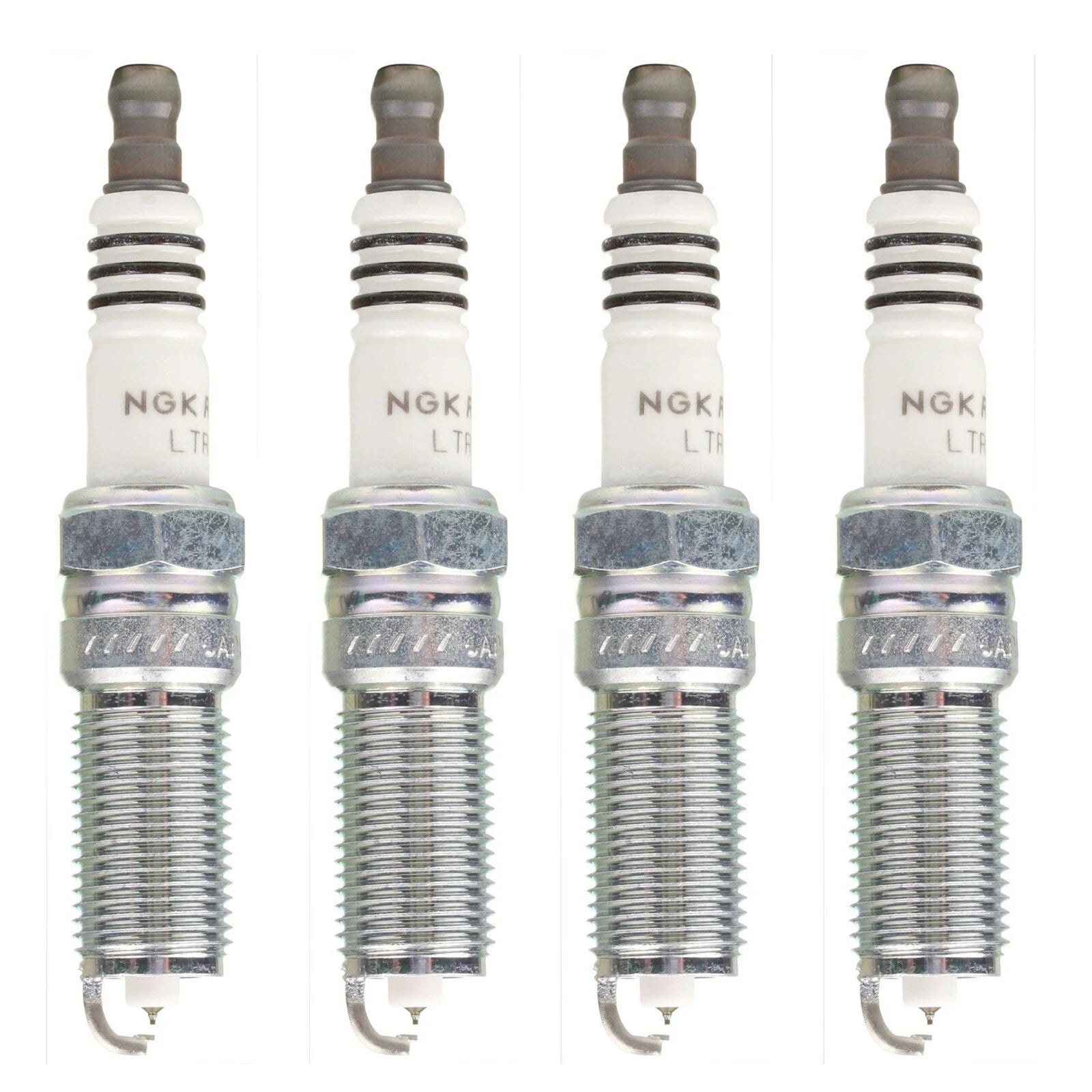 Set of 4 NGK Ruthenium HX Spark Plugs for Buick Cadillac Chevy Ford GMC Jaguar Mazda