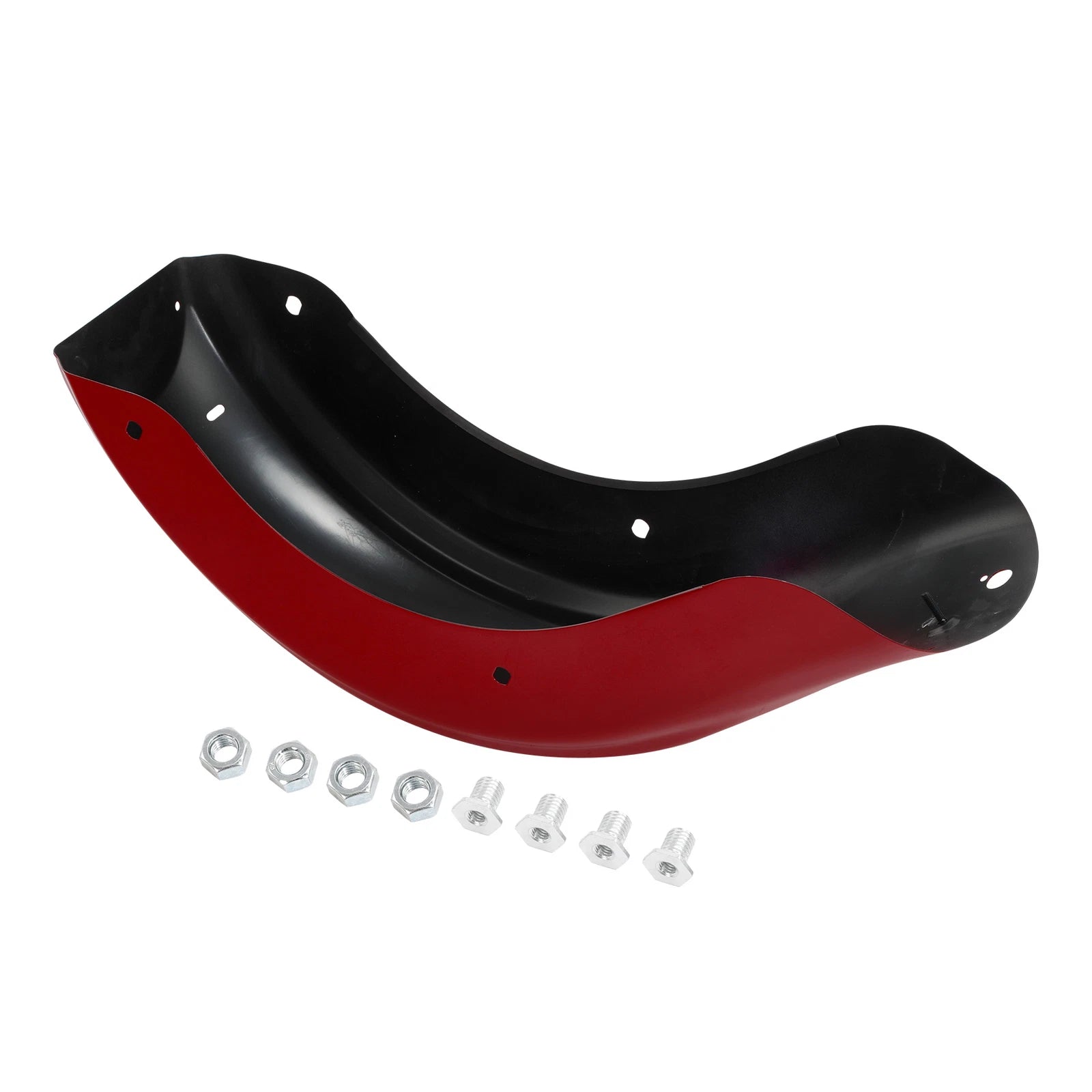 Rear Fender for Harley Touring Street Glide (2009–2025) Billiard Red / Vivid Black