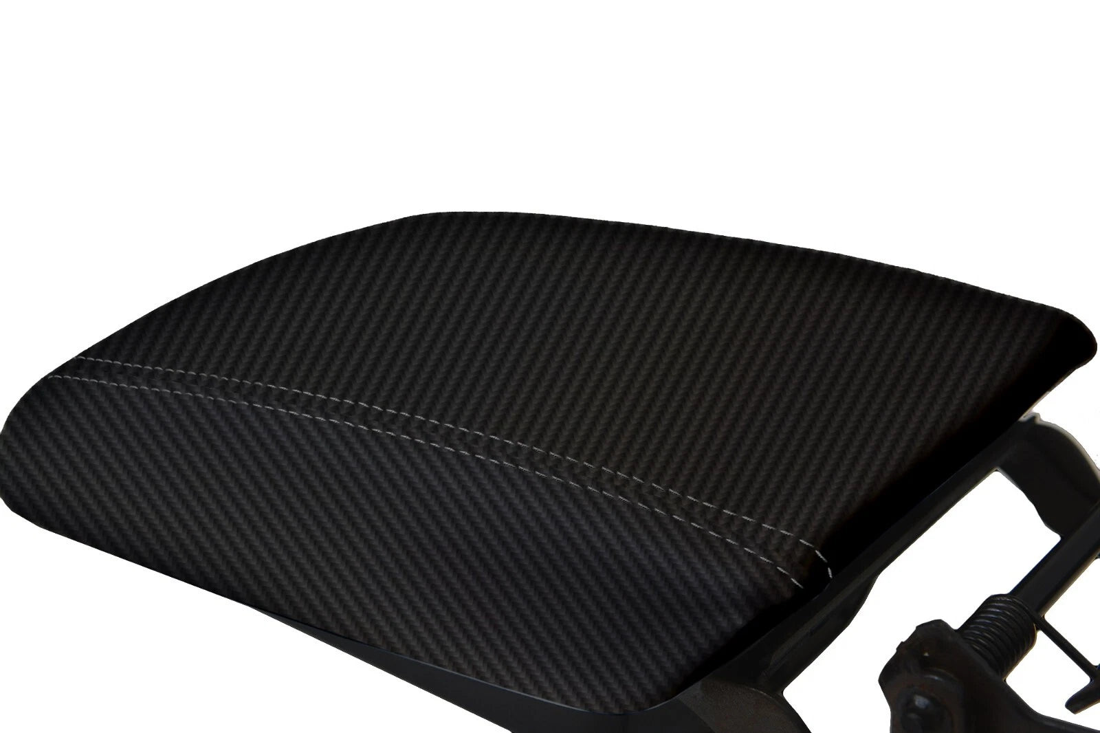Carbon Fiber Console Lid Armrest Cover for Cadillac SRX (2010–2016)