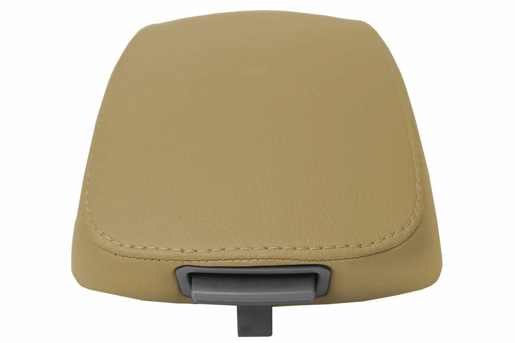 Leather Center Console Lid Armrest Cover for Kia Sportage (2005–2010) Beige