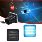 Set of 2 Ice Blue LED License Plate Lights for Toyota Tacoma Tundra (2016–2022)