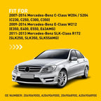 Pair LED Fog Lights for Mercedes C E SLK Class (W204 W212 C207)