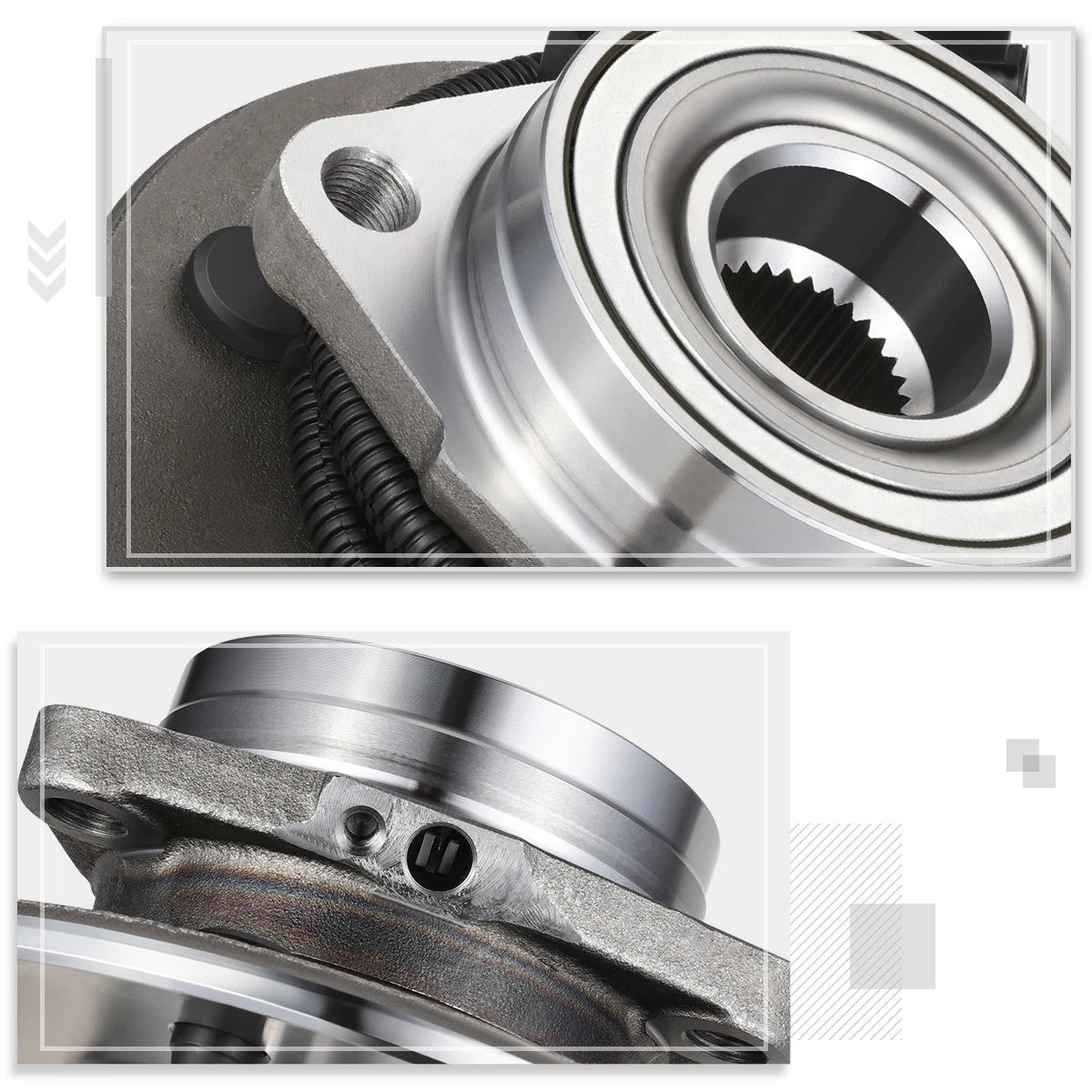Wheel Hub Bearing Kit w/ ABS Sensor for Ford F150 4WD (1997–2000)