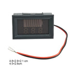 LED Digital Voltmeter Battery Gauge for Car Marine Motorcycle (12V-72V)