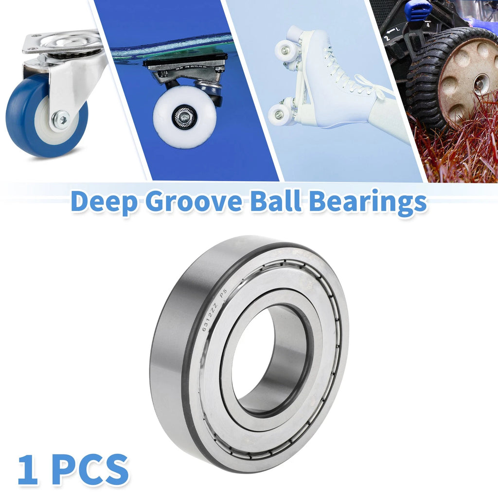 Deep Groove Ball Bearing 6312ZZ for Scooter Skateboard Wheel (P5)