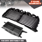 Upper & Lower Radiator Grille Air Shutter Assembly for Ford F-150 (2015–2017) #FL3Z8475F