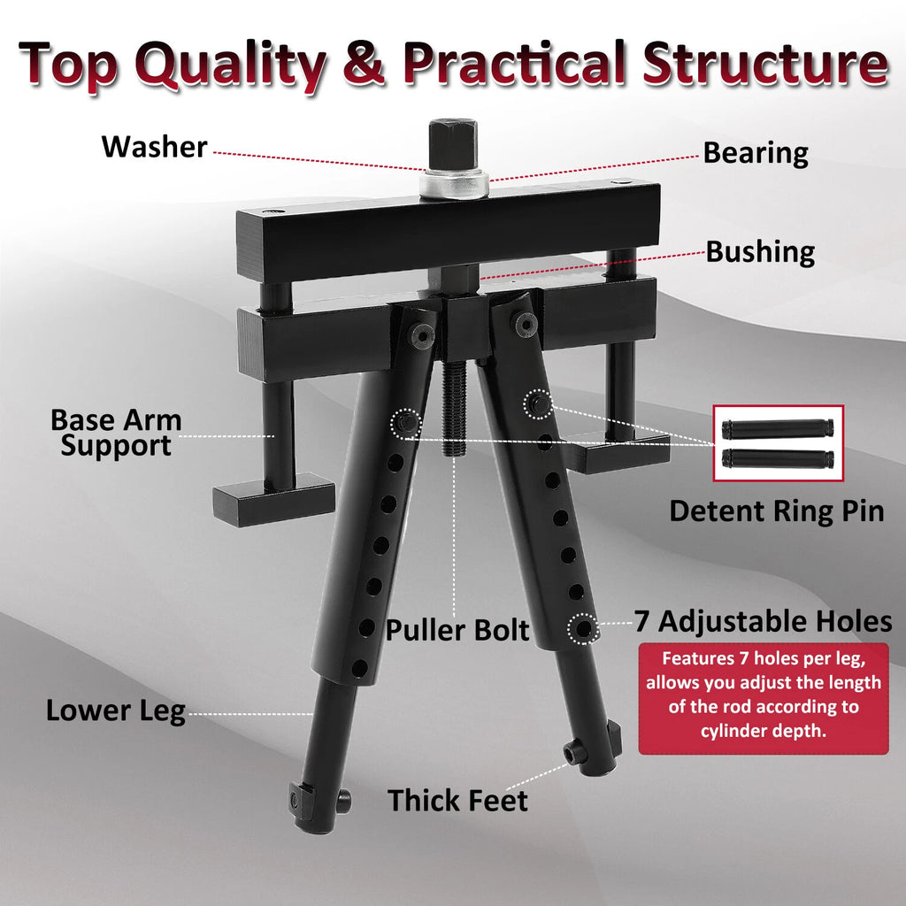 25" Diesel Cylinder Liner Puller Tool for Caterpillar Cummins Volvo