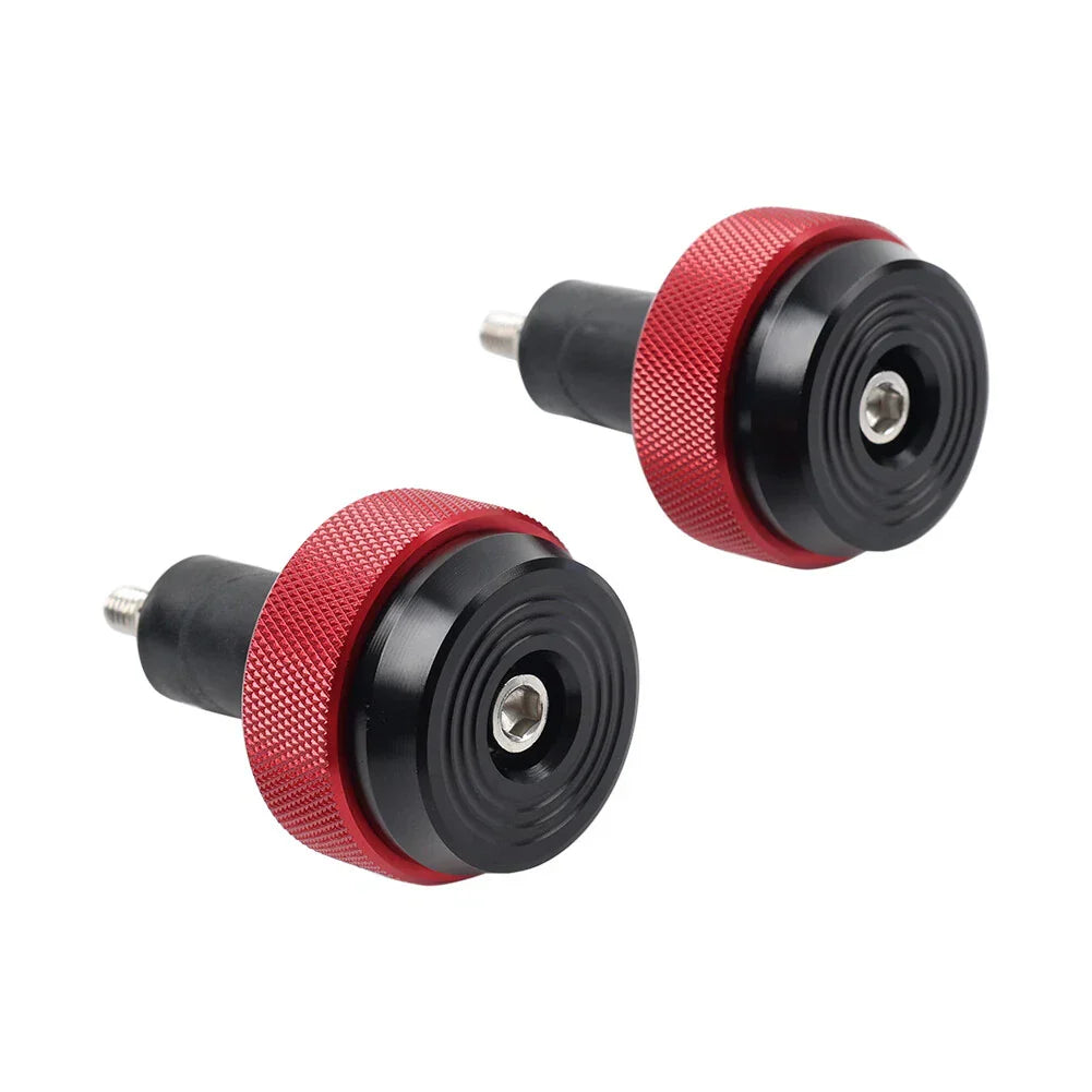 7/8" Red Throttle Handlebar End Plug Set for Motor Cruise Control