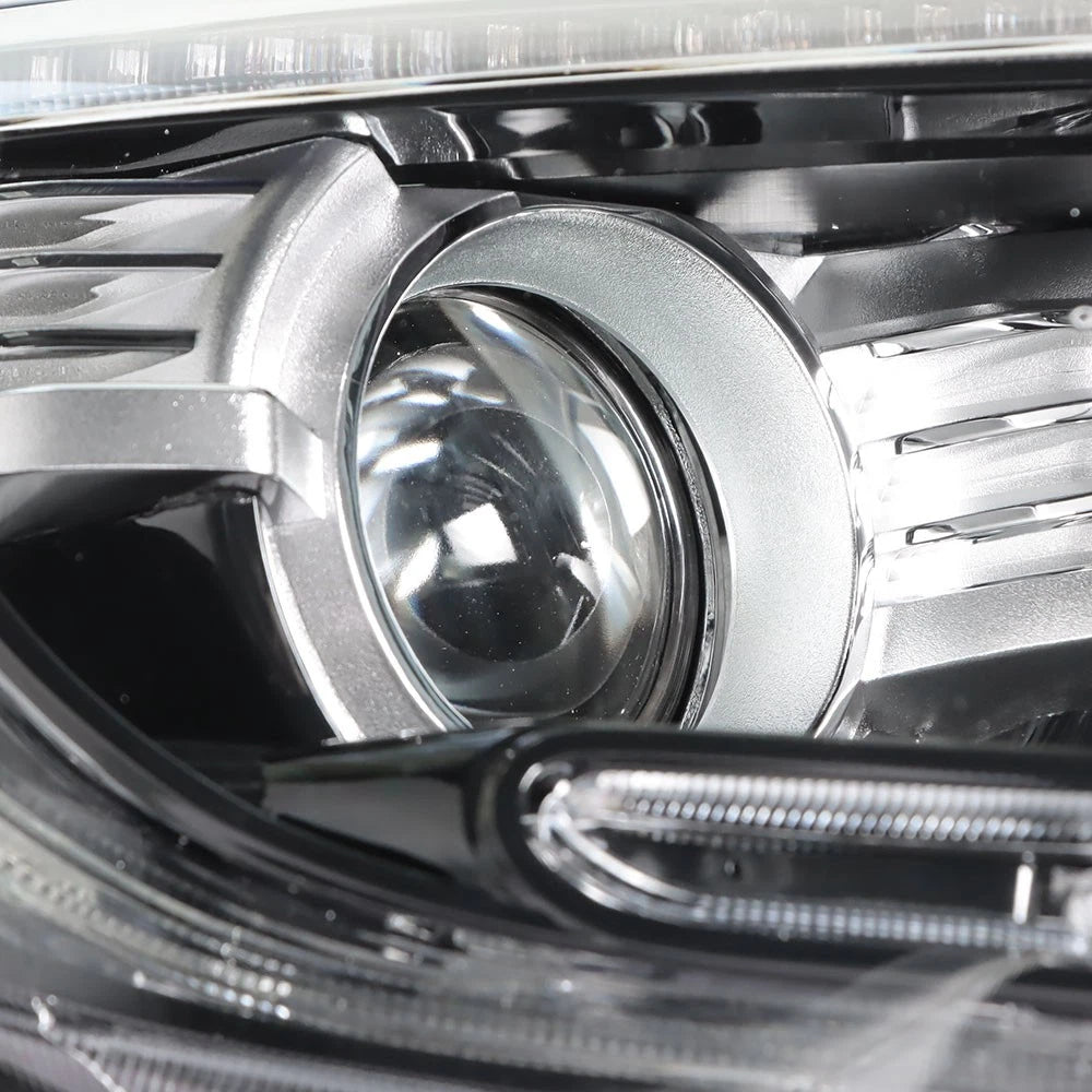 Headlight Assembly Set for Honda CR-V (2017-2022) Black Halogen