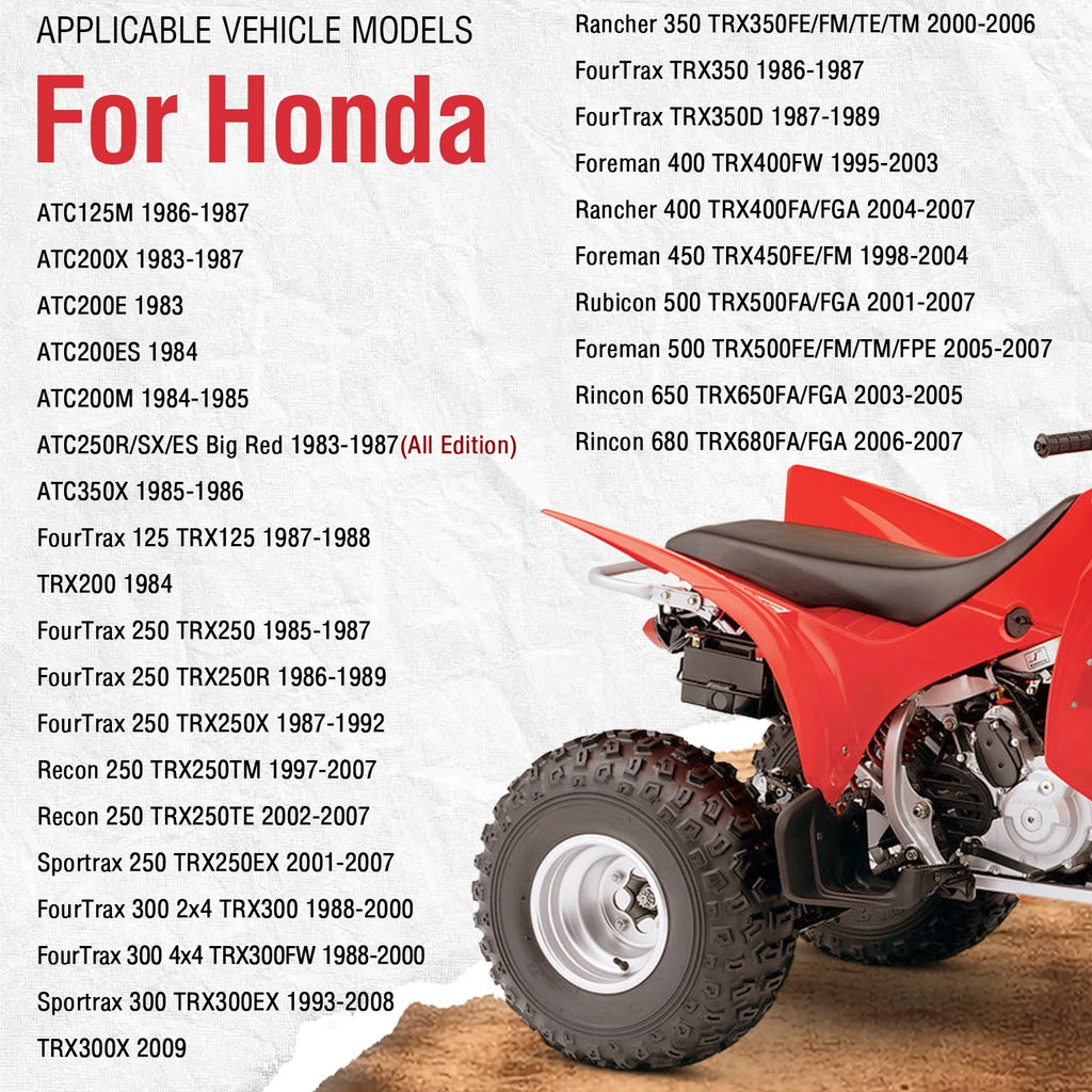 Handle Grip & Handle Bar End Guard for Honda FourTrax (125-350)