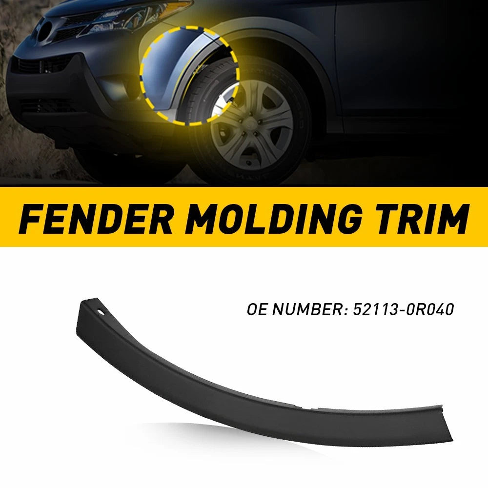 Left Driver Front Bumper Wheel Fender Molding Trim for Toyota RAV4 (2013–2015)
