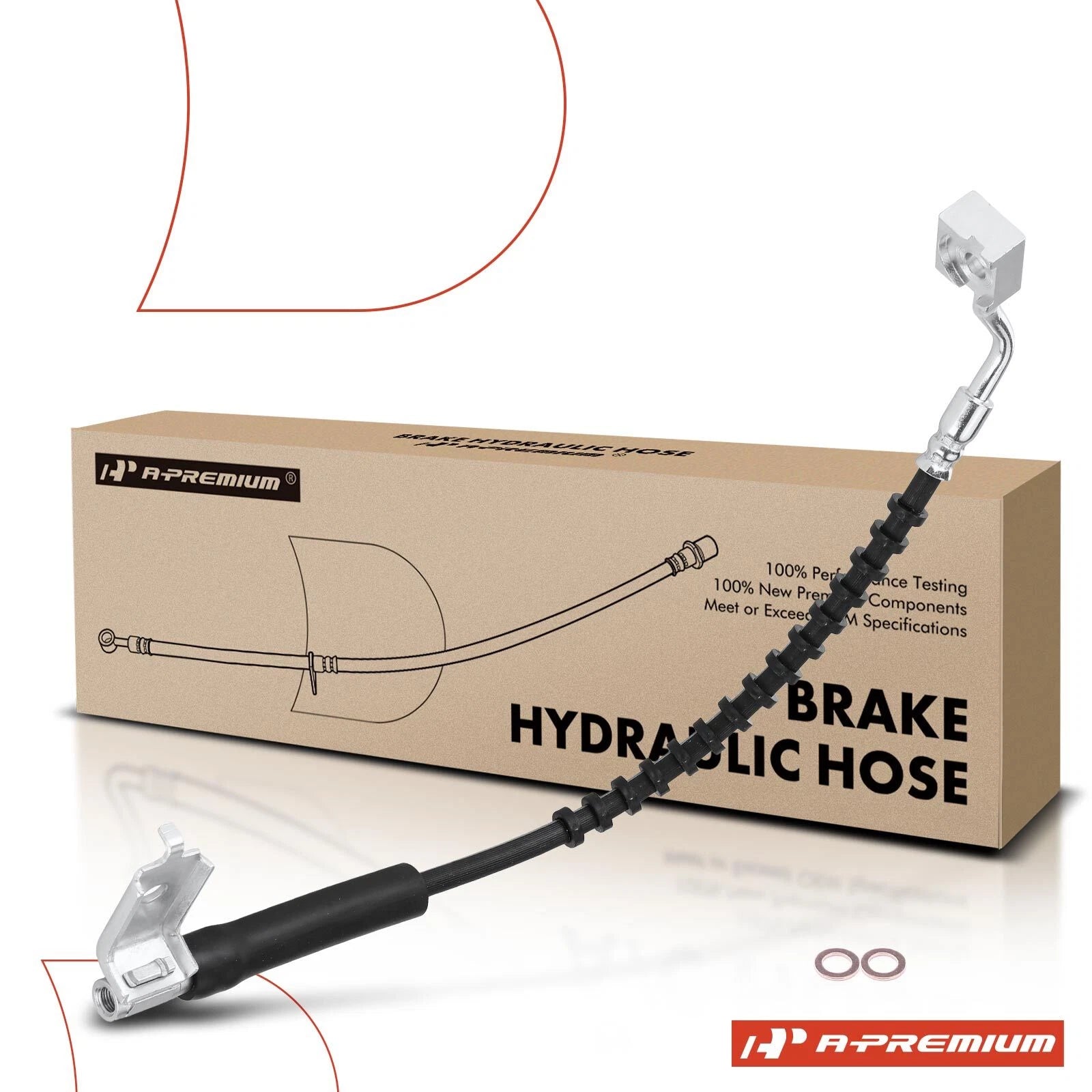 Front Left Brake Hydraulic Hose for Ford Ranger, Mazda B2300 (1998–2011)