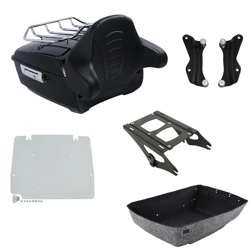 Trunk Backrest Rack Mount Plate for Harley Touring (2014–Present)