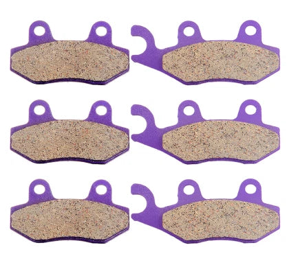 Set of 4 Brake Pads for Kawasaki KVF650F Brute Force 650 (2006–2009)