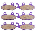 Set of 4 Brake Pads for Kawasaki KVF650F Brute Force 650 (2006–2009)