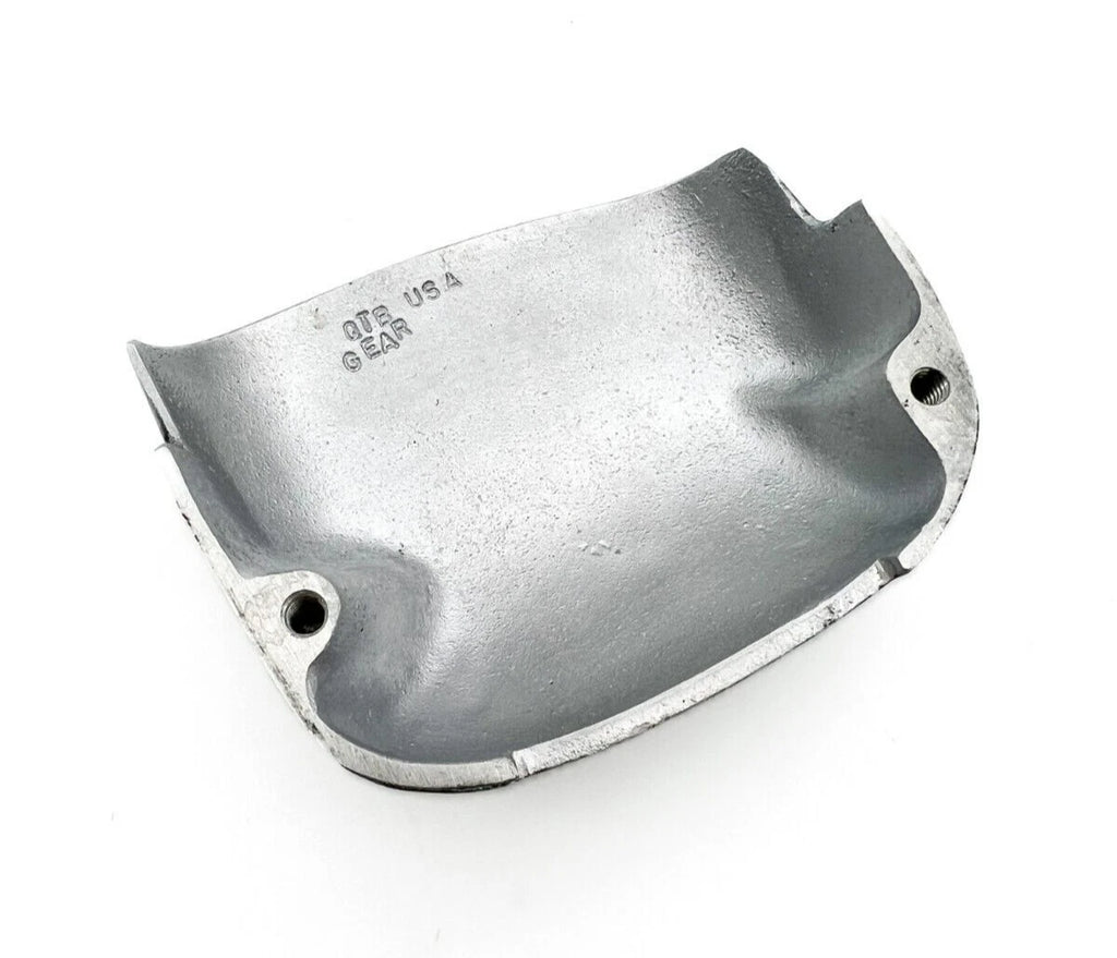 Polished Finned Aluminum Drum Brake Scoops Pair for Ford (1939–1948)