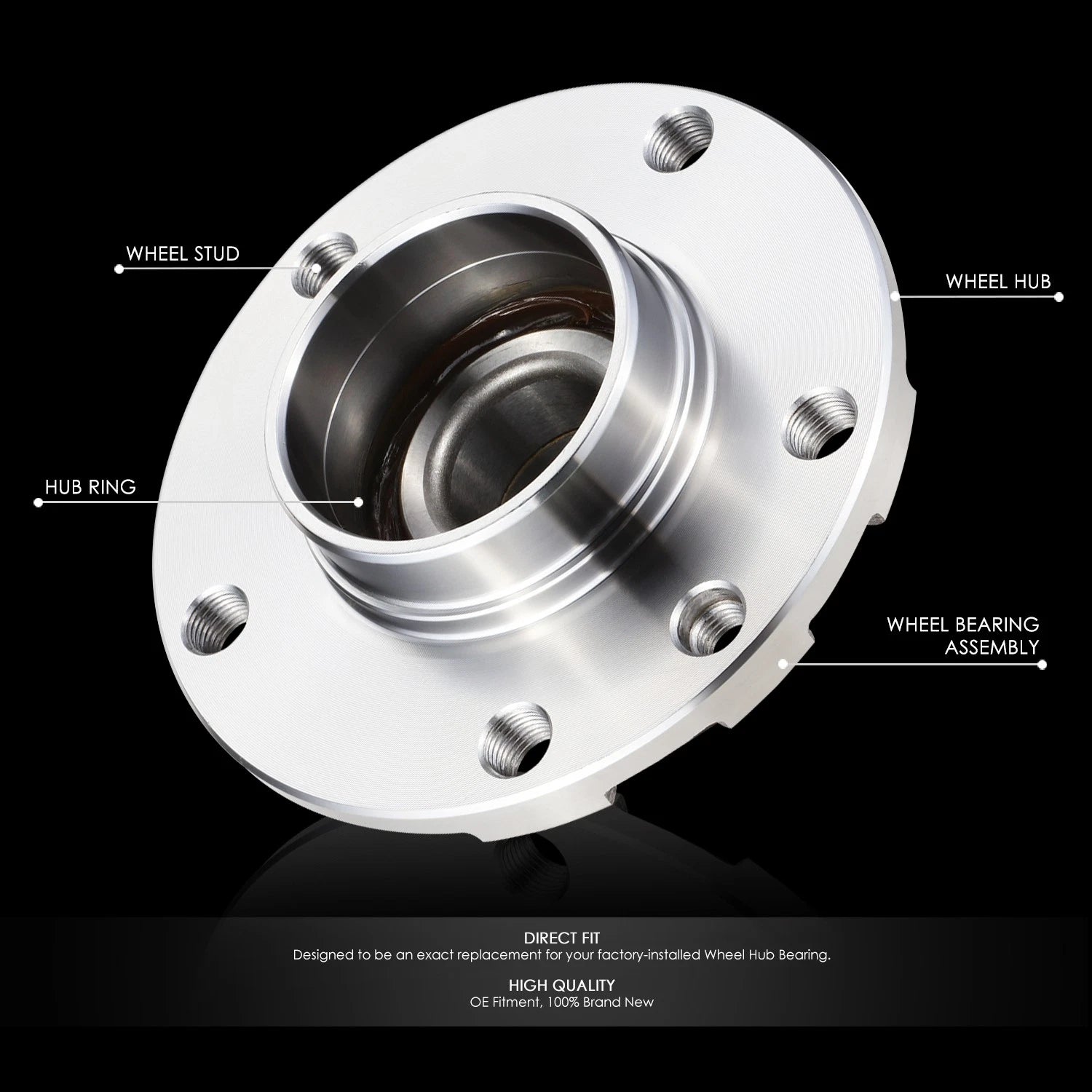 Rear Wheel Bearing Hub for Dodge Dart (2013–2016)