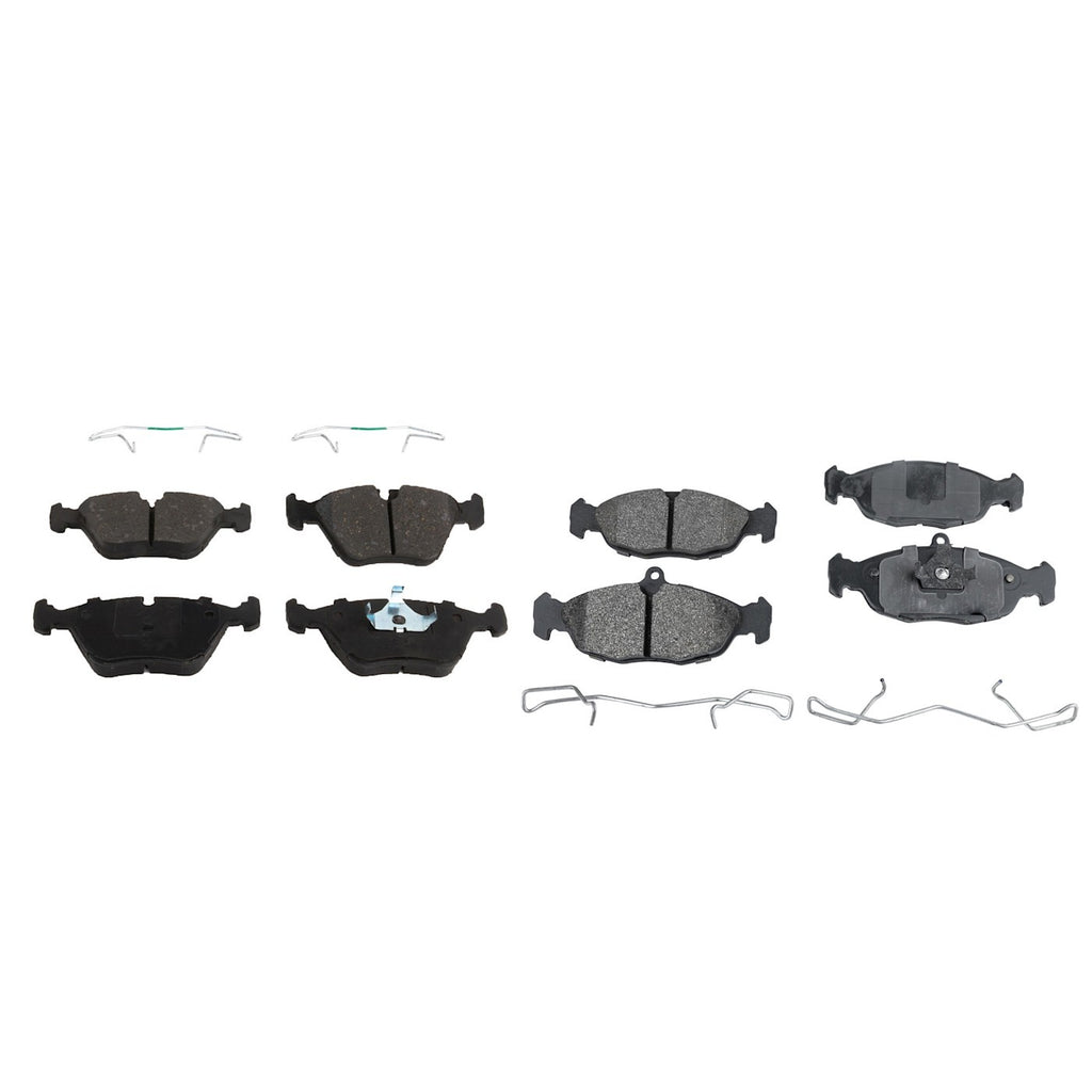 Set of 4 NAO Brake Pads for Jaguar XJ6 (1995–1997)