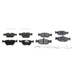 Set of 4 NAO Brake Pads for Jaguar XJ6 (1995–1997)