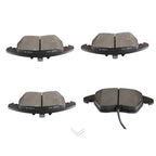 Set of 4 Front Brake Pads for Audi TT, Volkswagen Beetle