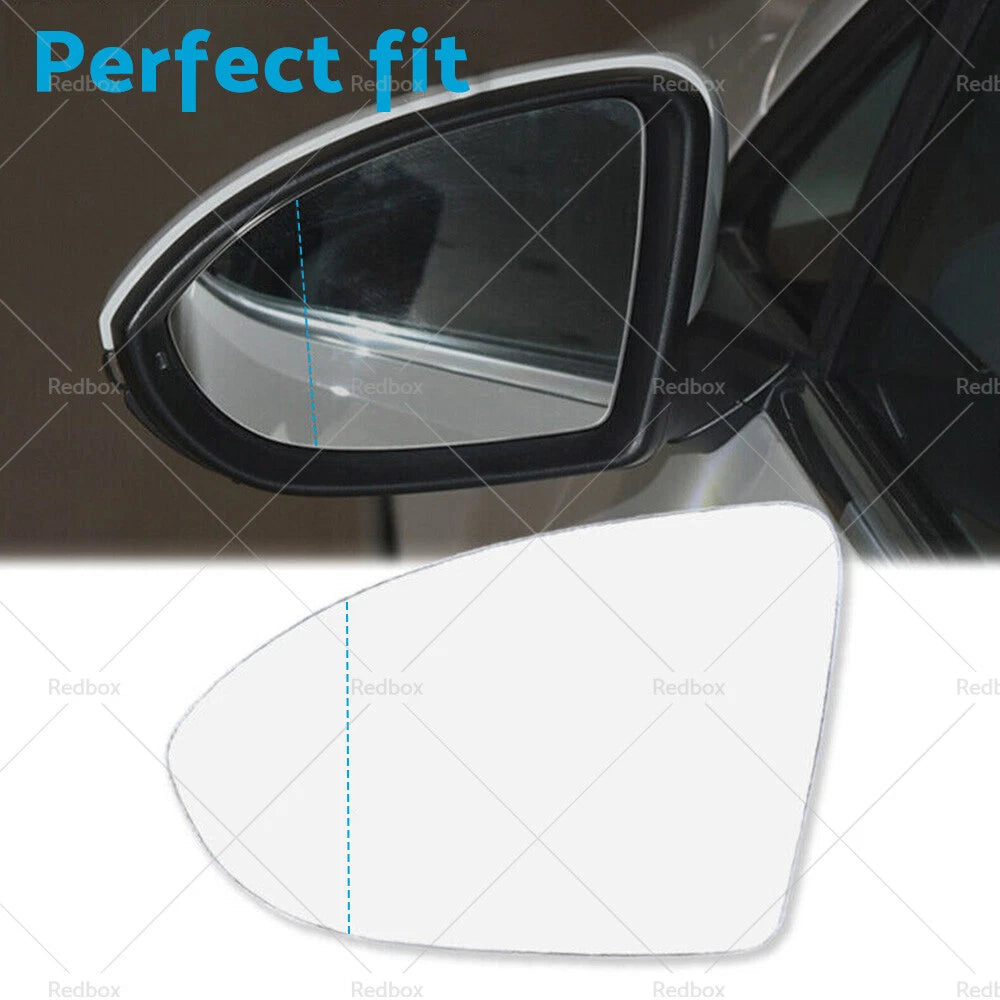 Left Mirror Glass Convex with Heated Plate for VW Golf MK7 MK7.5 (2013–2018)