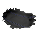 Leather Synthetic Console Armrest Cover for Honda Civic (2012–2015) Blue Stitch