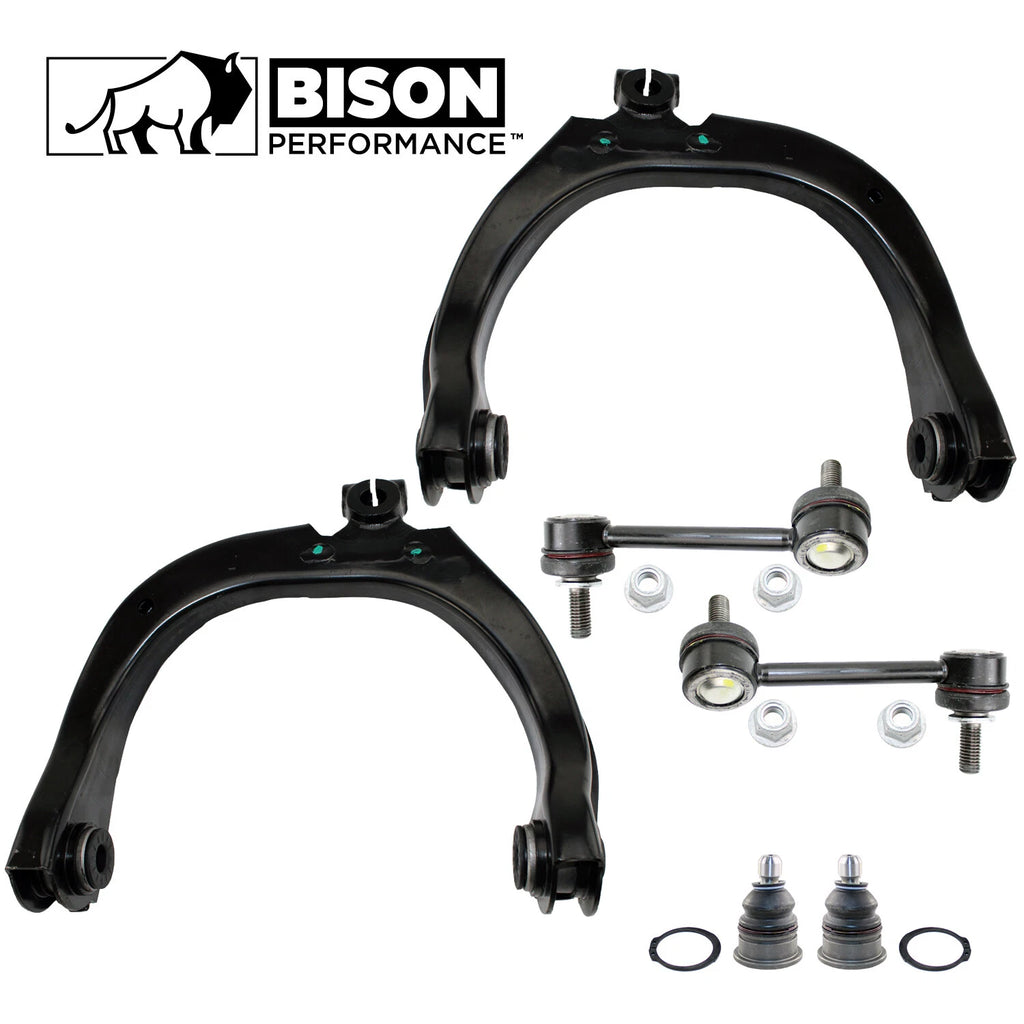 6pc Front Upper Control Arm & Sway Bar Links Kit for Chevy GMC