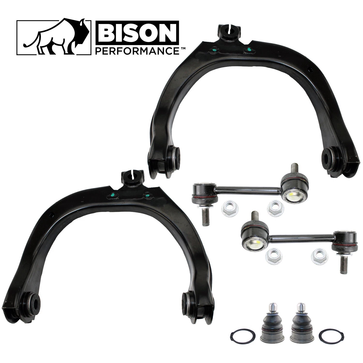 6pc Front Upper Control Arm & Sway Bar Links Kit for Chevy GMC