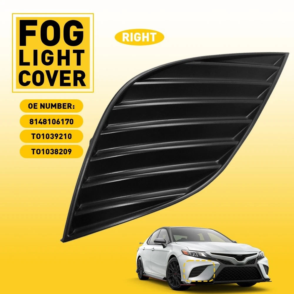 Front Right Fog Light Cover Bezel for Toyota Camry SE XSE (2018–2020)