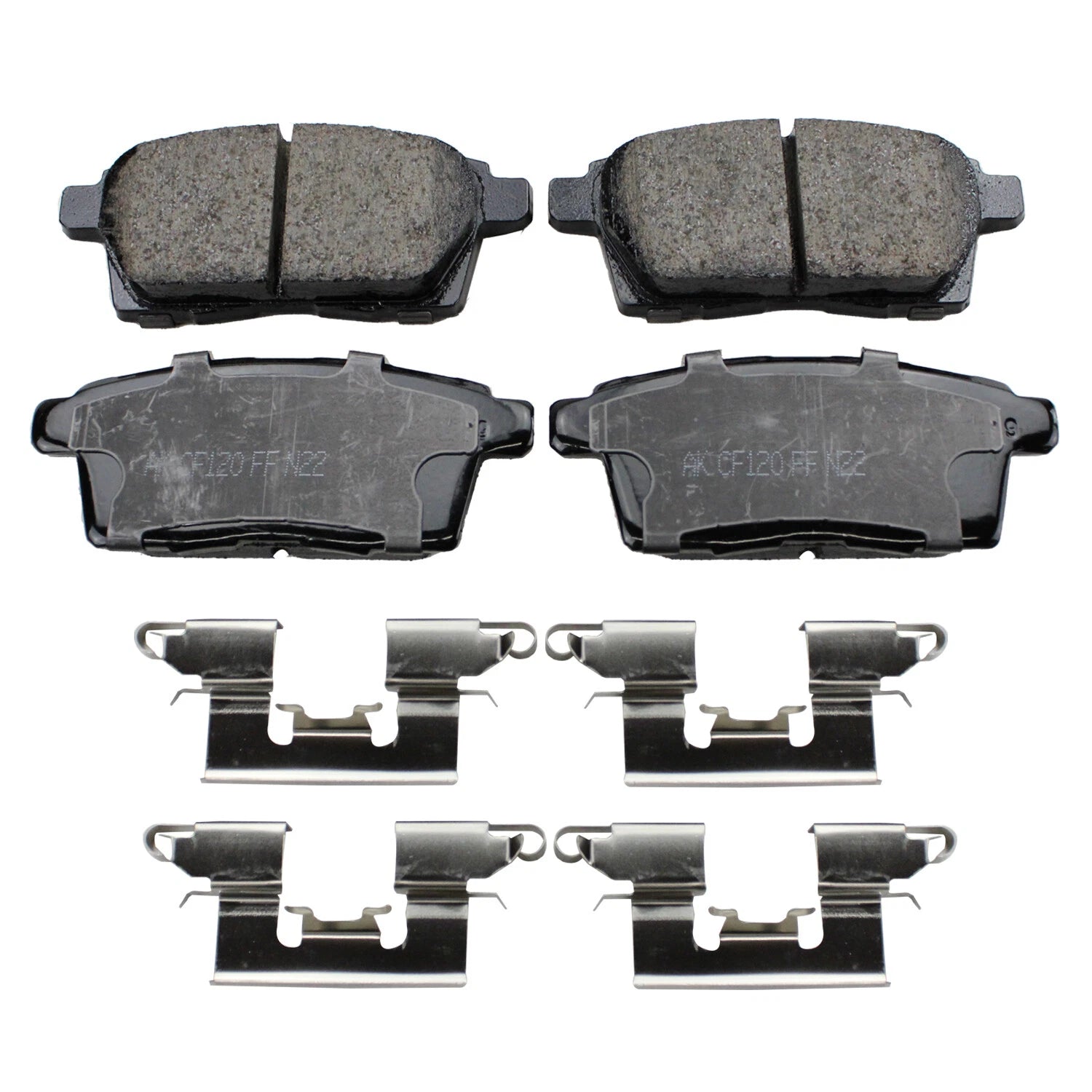 Set of 4 ProAct Disc Brake Pads for Ford Edge Mazda CX-7 CX-9 Lincoln MKX