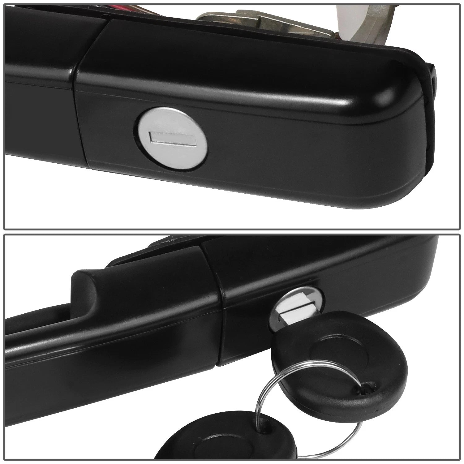 Front Driver Left Door Pull Handle w/ Lock Cylinder+Key for VW Passat (1990–1992)