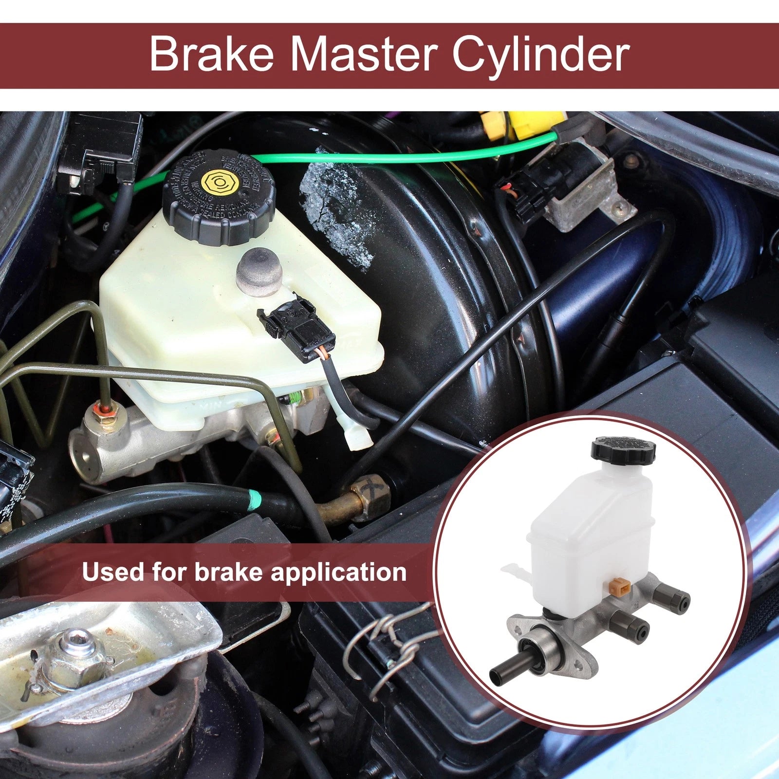 Brake Master Cylinder with Reservoir No. 585102H000 for Hyundai Elantra (2006–2010)
