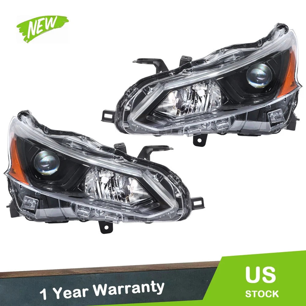 Set of 2 Headlight Assembly for Nissan Altima (2022) Halogen