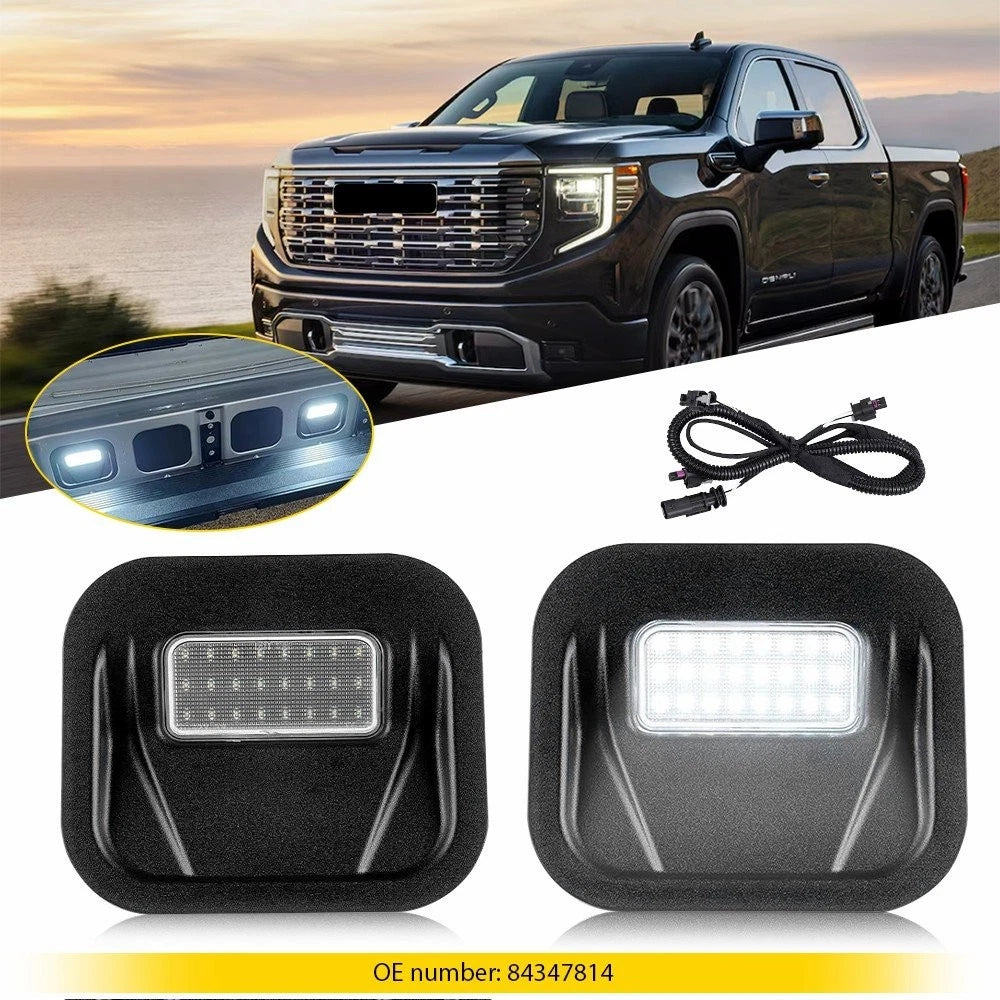 MultiPro Bed Tailgate Step Light for GMC Chevy Sierra Silverado 1500 2500 (2019–2023)