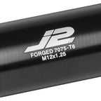 Set of 16 J2 7075 Forged Aluminum M12x1.25 Open-End Lug Nuts for