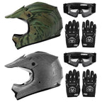 Youth Full Face Helmet for Dirt Bike ATV MX (M/L/XL/XXL) DOT Approved