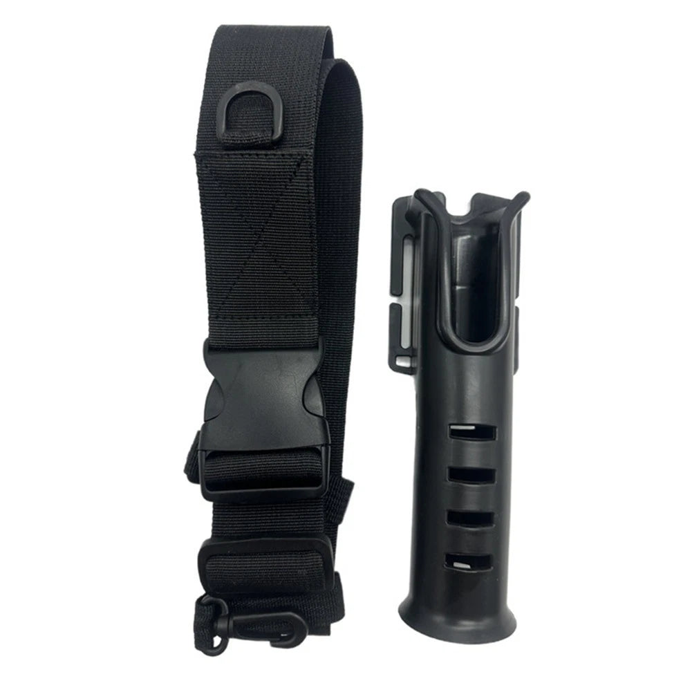Fishing Waist Belt with ABS Rod Holder for Universal Use (Adjustable)