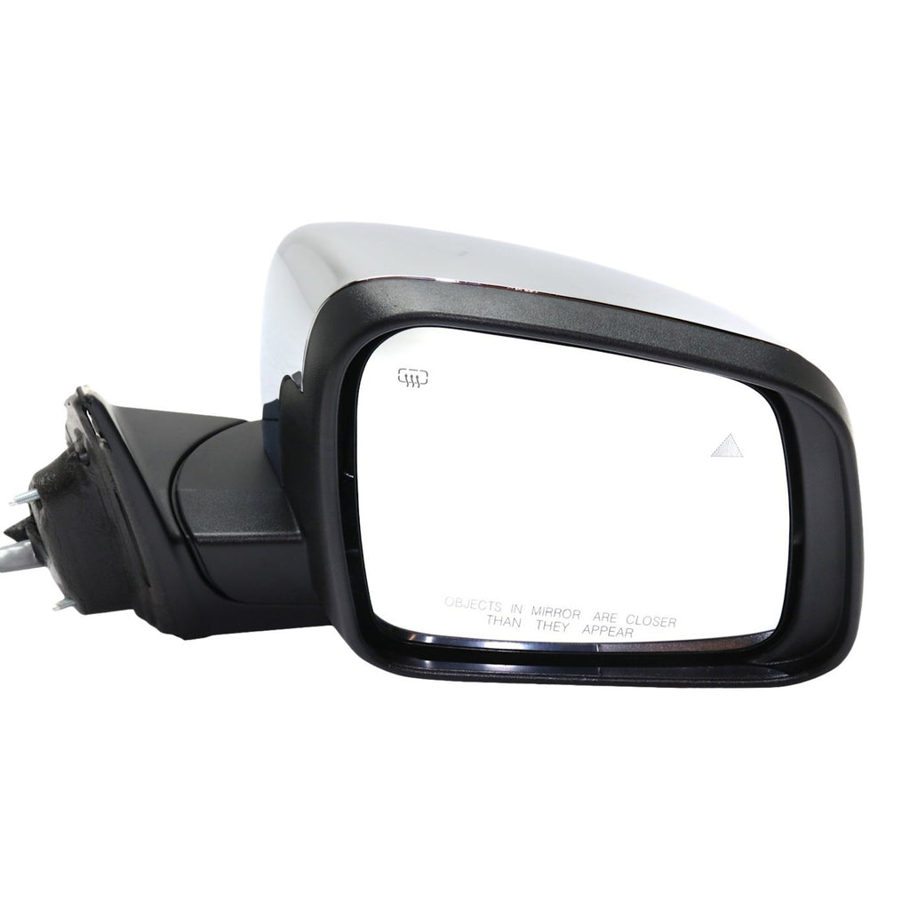 Right Side Mirror for 2014-2021 Jeep Grand Cherokee Power Heated Chrome