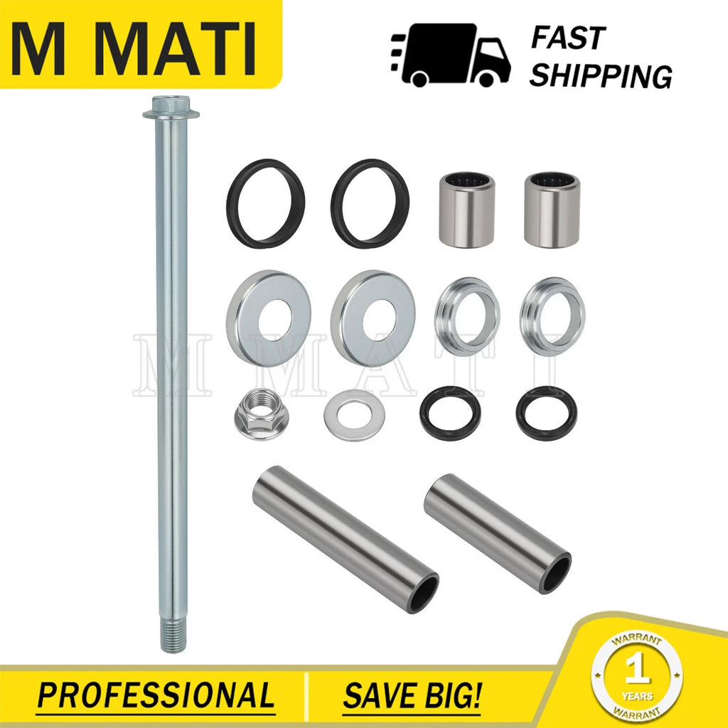 Swingarm Sleeve Seals Bearing Kit & Pivot Bolt for Honda TRX400EX TRX400X (1999–2014)