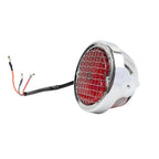 Tail Stop Light License Plate Lamp for Harley Bobber Chopper Cruiser (Chrome)
