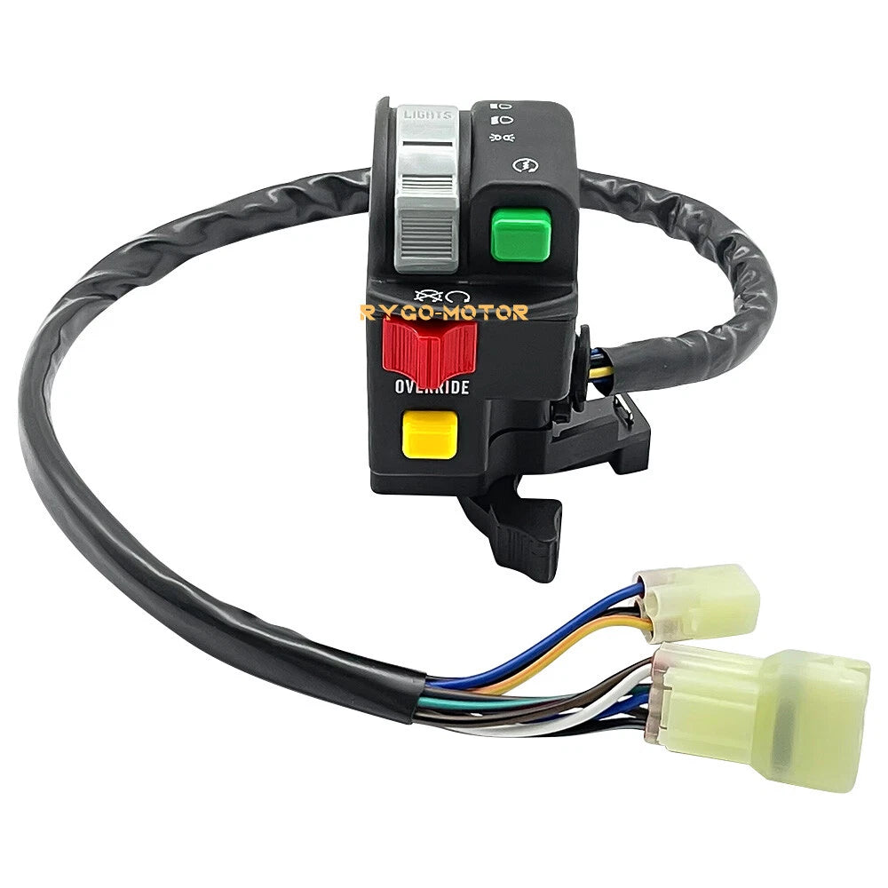 Left Handle Start Stop Control Switch for Kawasaki Brute Force KVF300 (2003–2007)