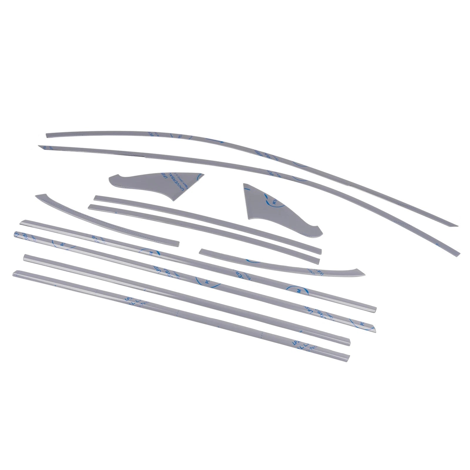 12x Gloss Black Window Trim Cover Kit for Infiniti Q50 (2014–2024)