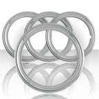 14" CHROME TRIM RINGS BEAUTY BANDS GLAMOUR RIM STEEL WHEELS LUG RIMS for CHEVY
