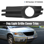 Front Left Fog Light Grille Cover for Dodge Grand Caravan (2008–2010) 5113233AA