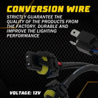 2X Headlight Bulb Adapter Connector for H6054 to 9005 9006