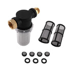3/4" Inline Filter Brass Thread for Garden Hose Pressure Washer (2010–2023)