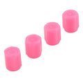Set of 4 Tire Valve Covers for Universal Vehicles (LED, Dark Fluorescent)